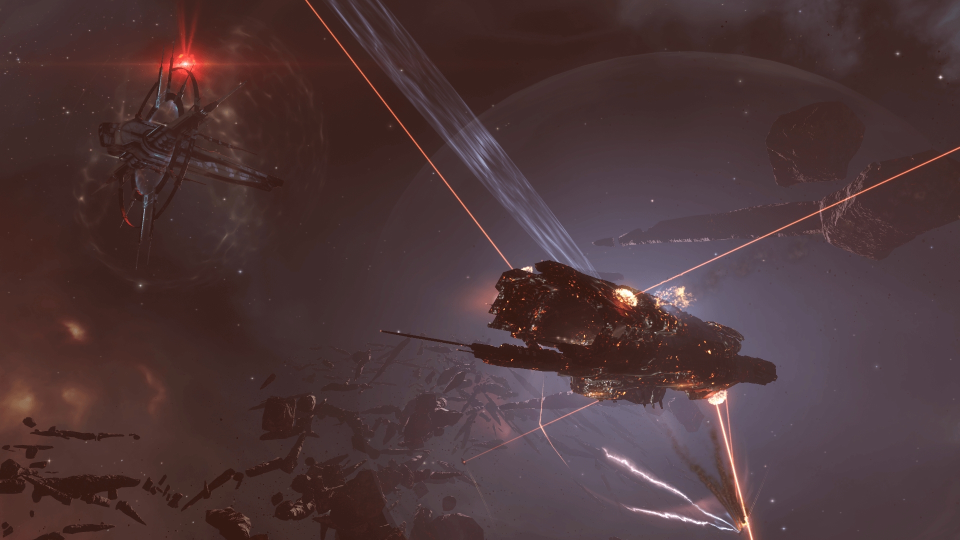 Eve online ships in combat